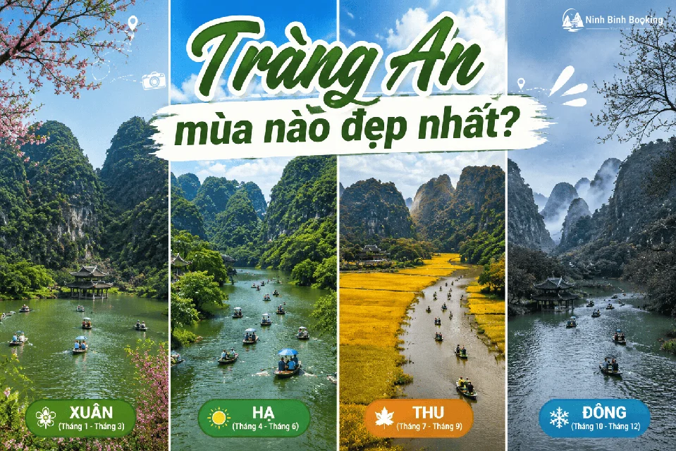 Trang An Welche Jahreszeit ist die schönste? Erleben Sie die Wahl des idealen Zeitpunkts für Ihre Reise