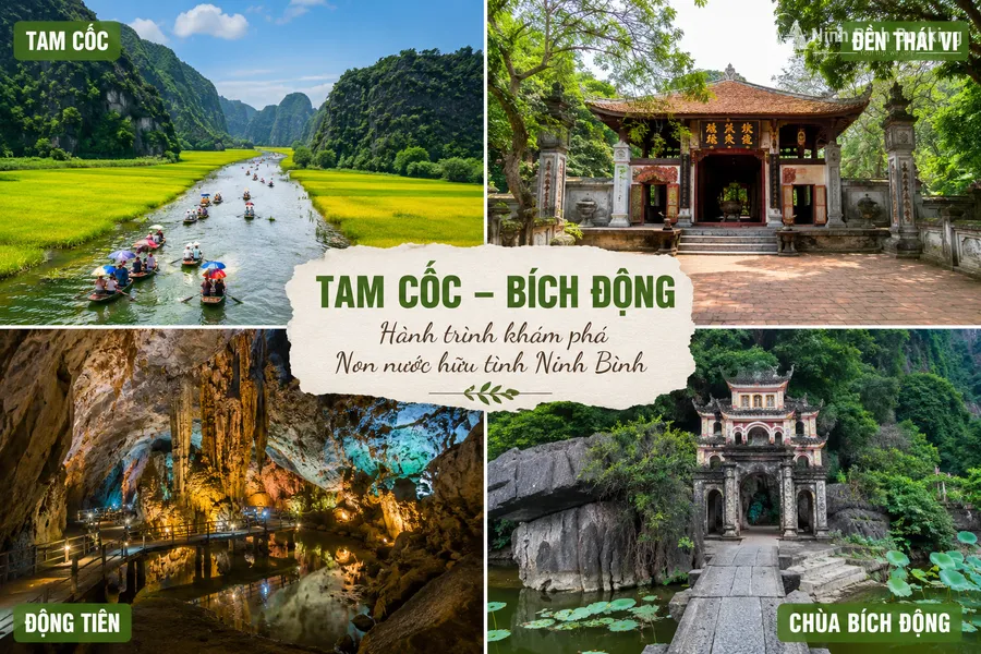 Những điểm check-in khi kh&aacute;m ph&aacute; Tam Cốc